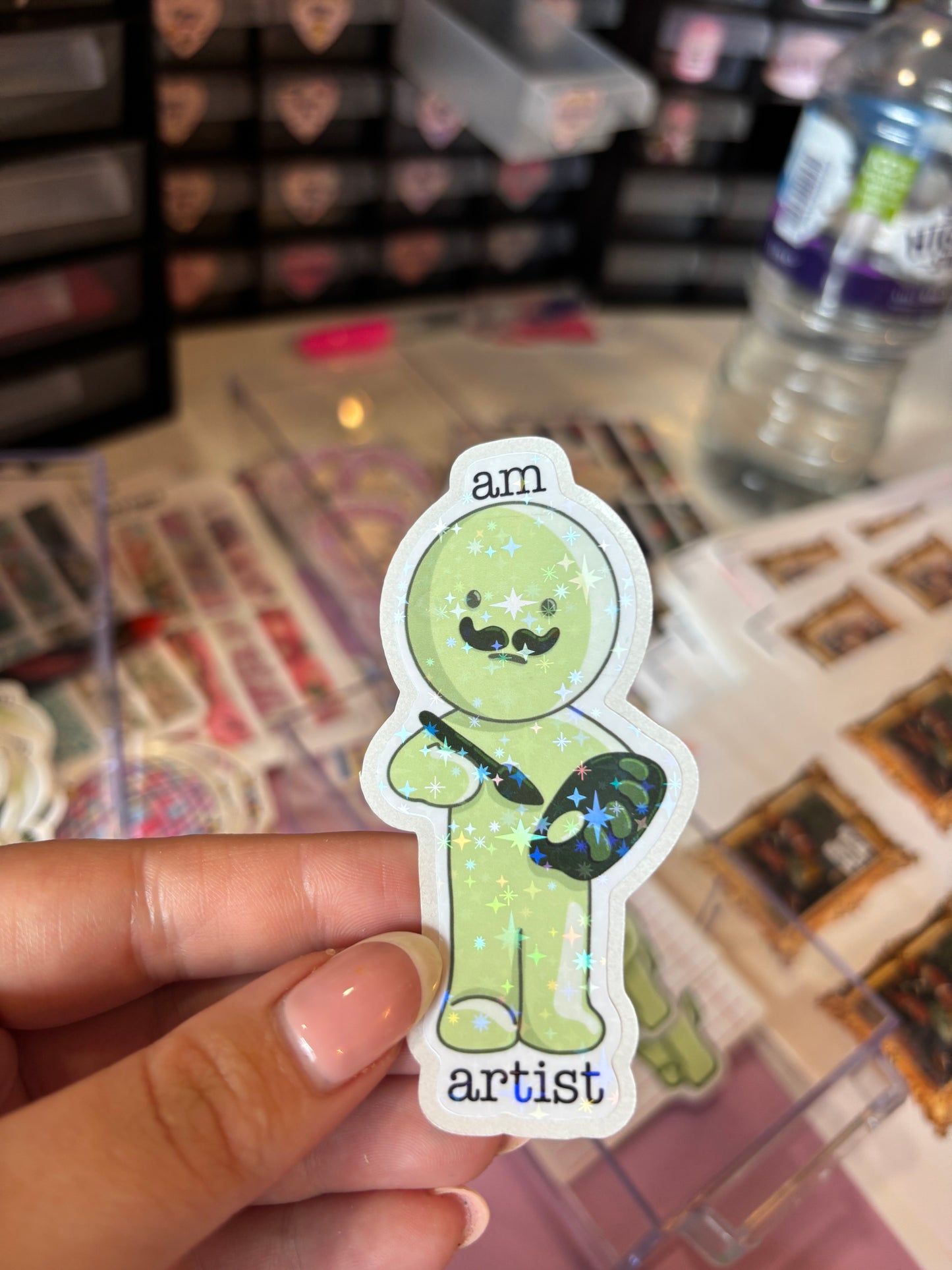 Am Artist Easy Peel Sticker