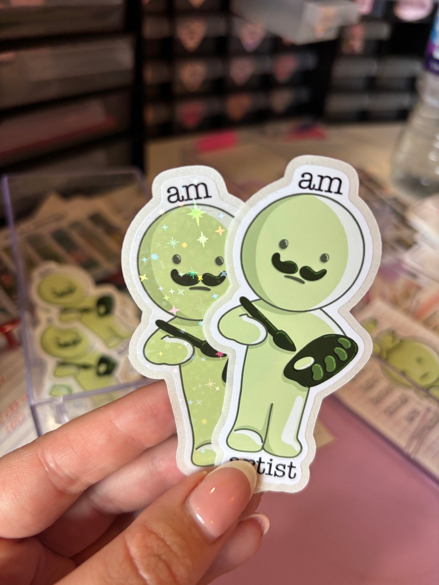 Am Artist Easy Peel Sticker