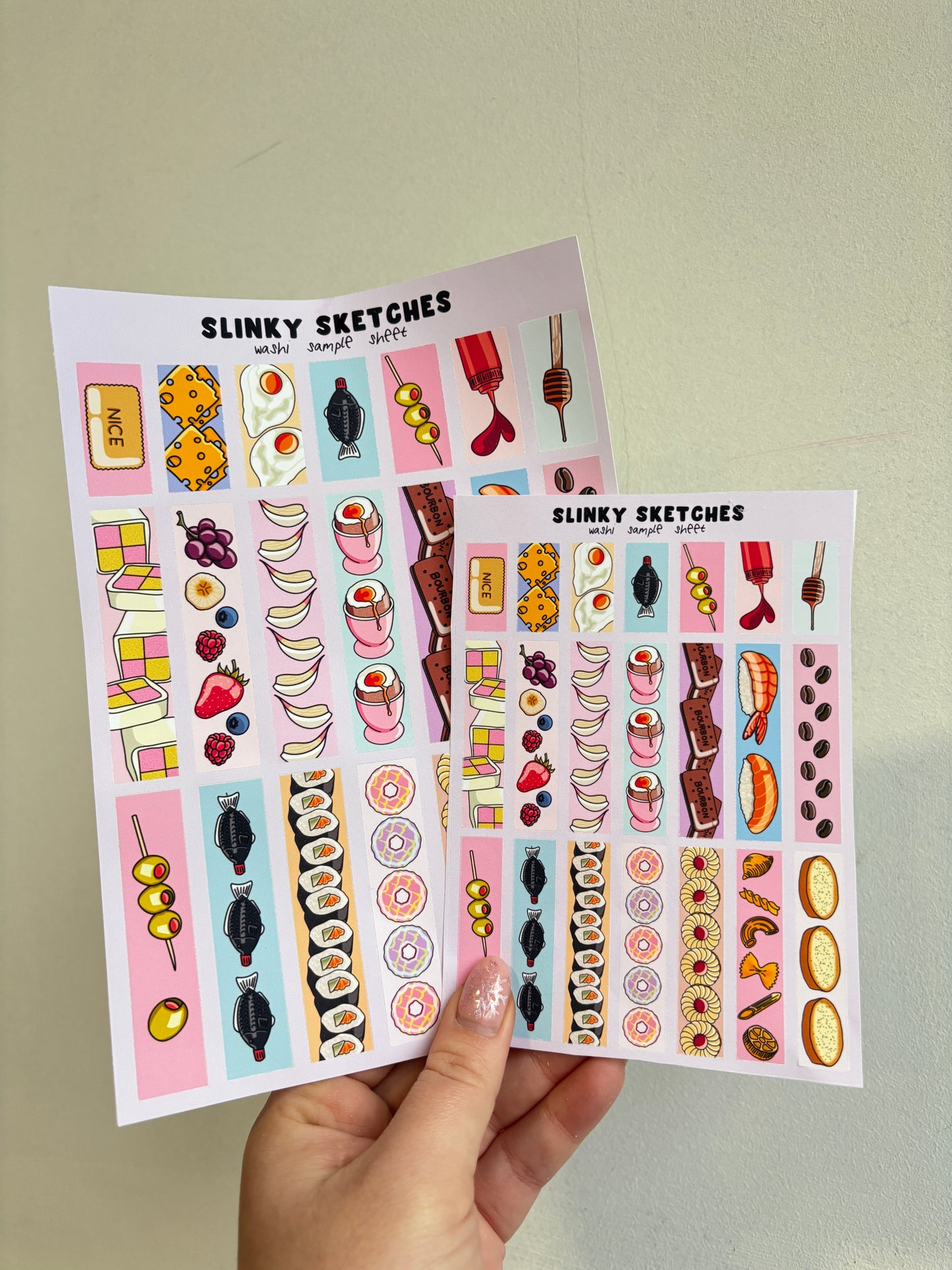 Food ‘washi’ Sticker Sheet