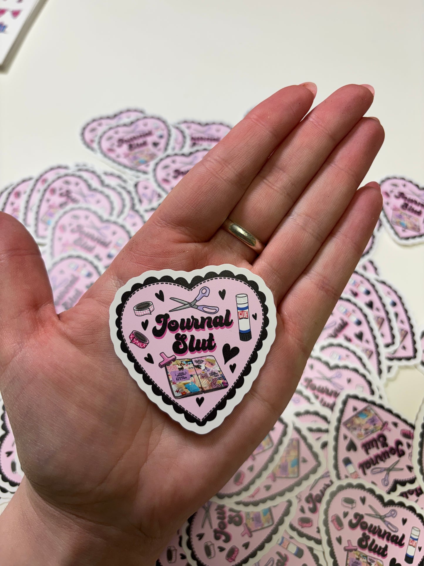 Journal Slut Cut Sticker