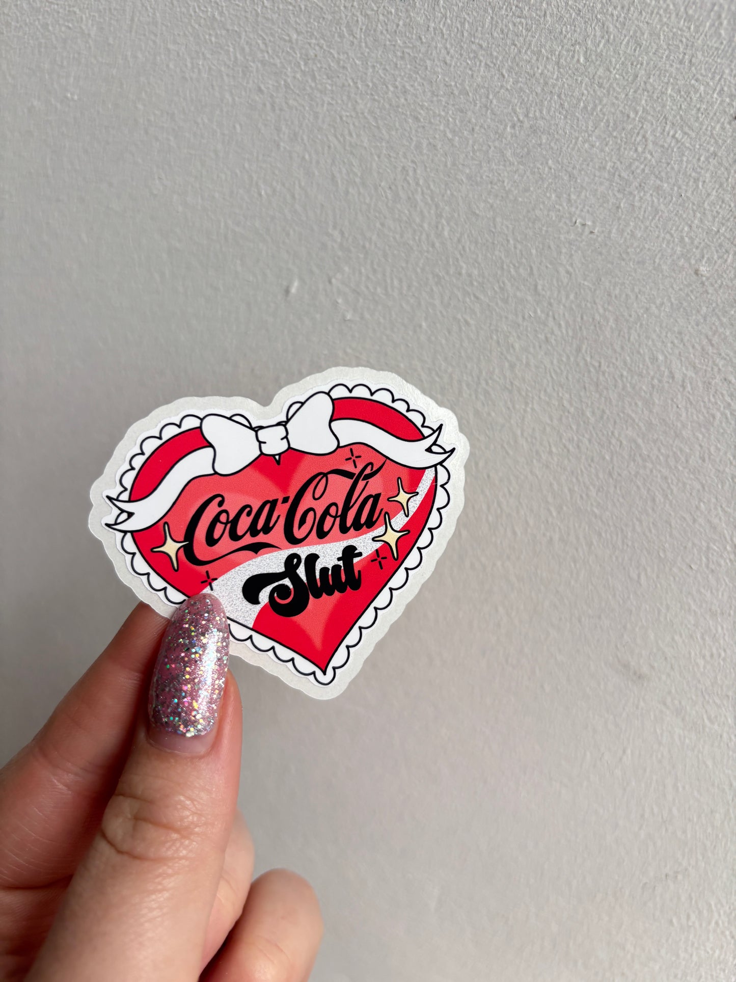 Cola Slut Easy Peel Sticker