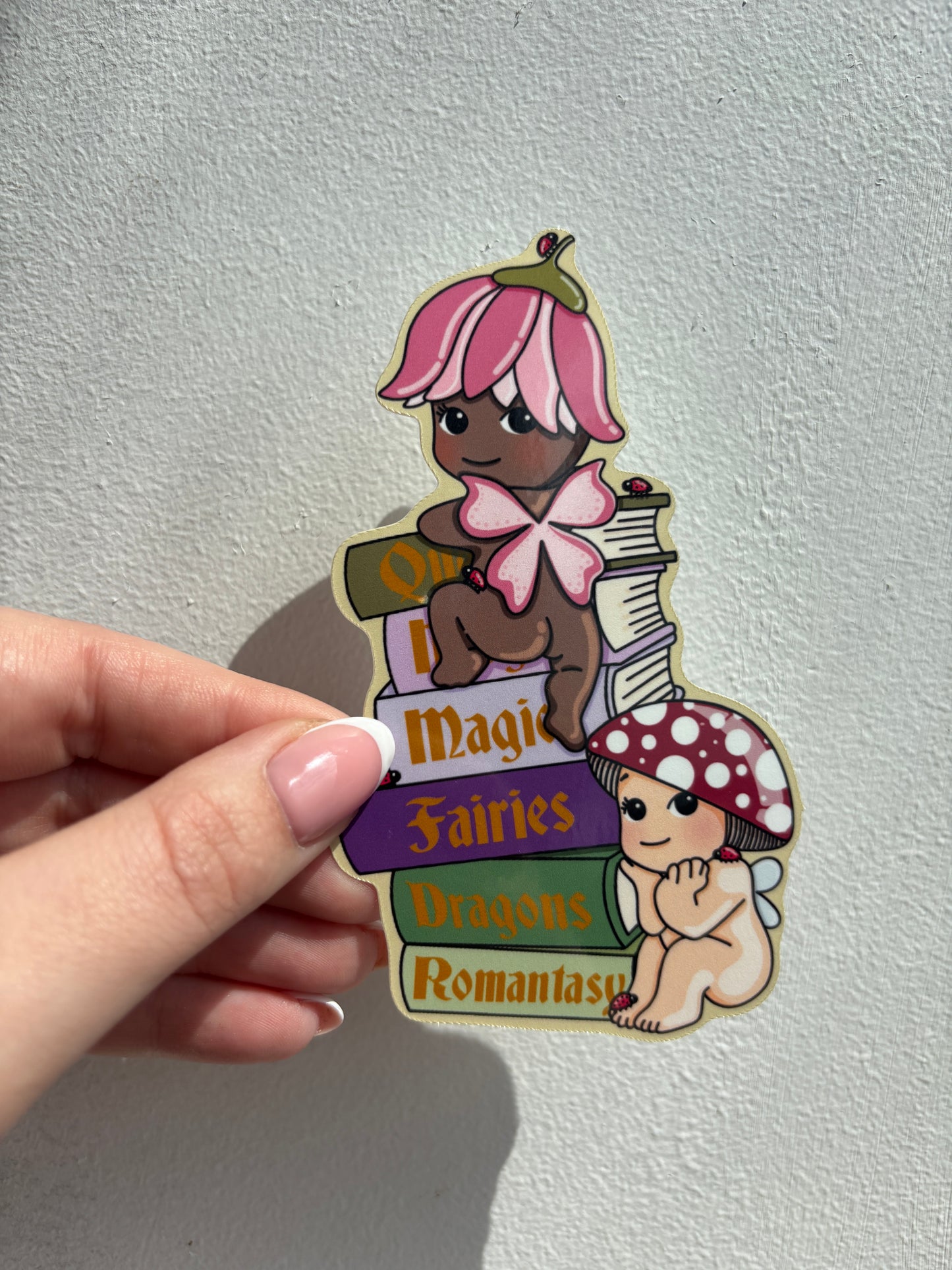 Fantasy Babies Die Cut Bookmark