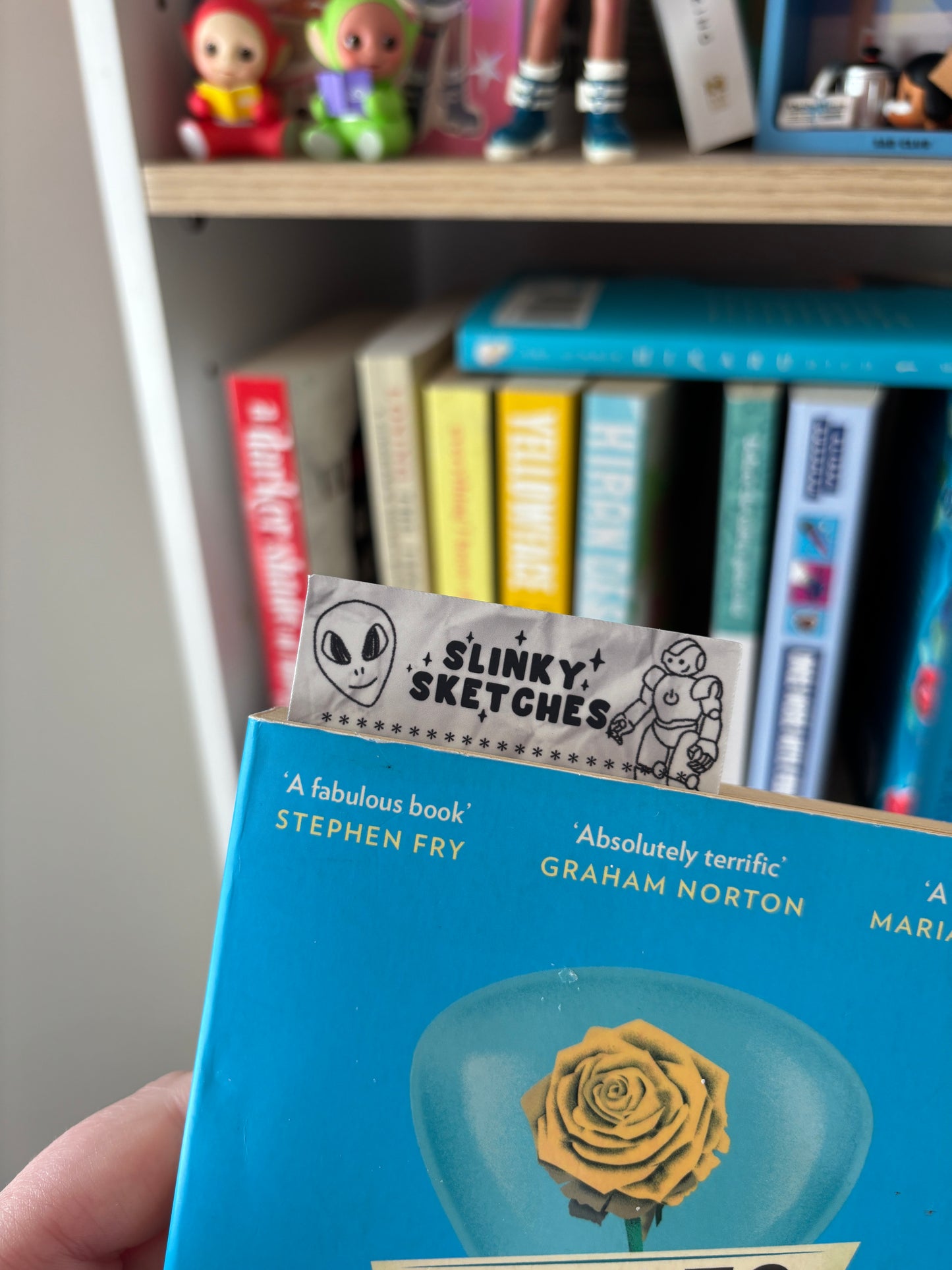 Receipt for Sci-Fi Book Die Cut Bookmark