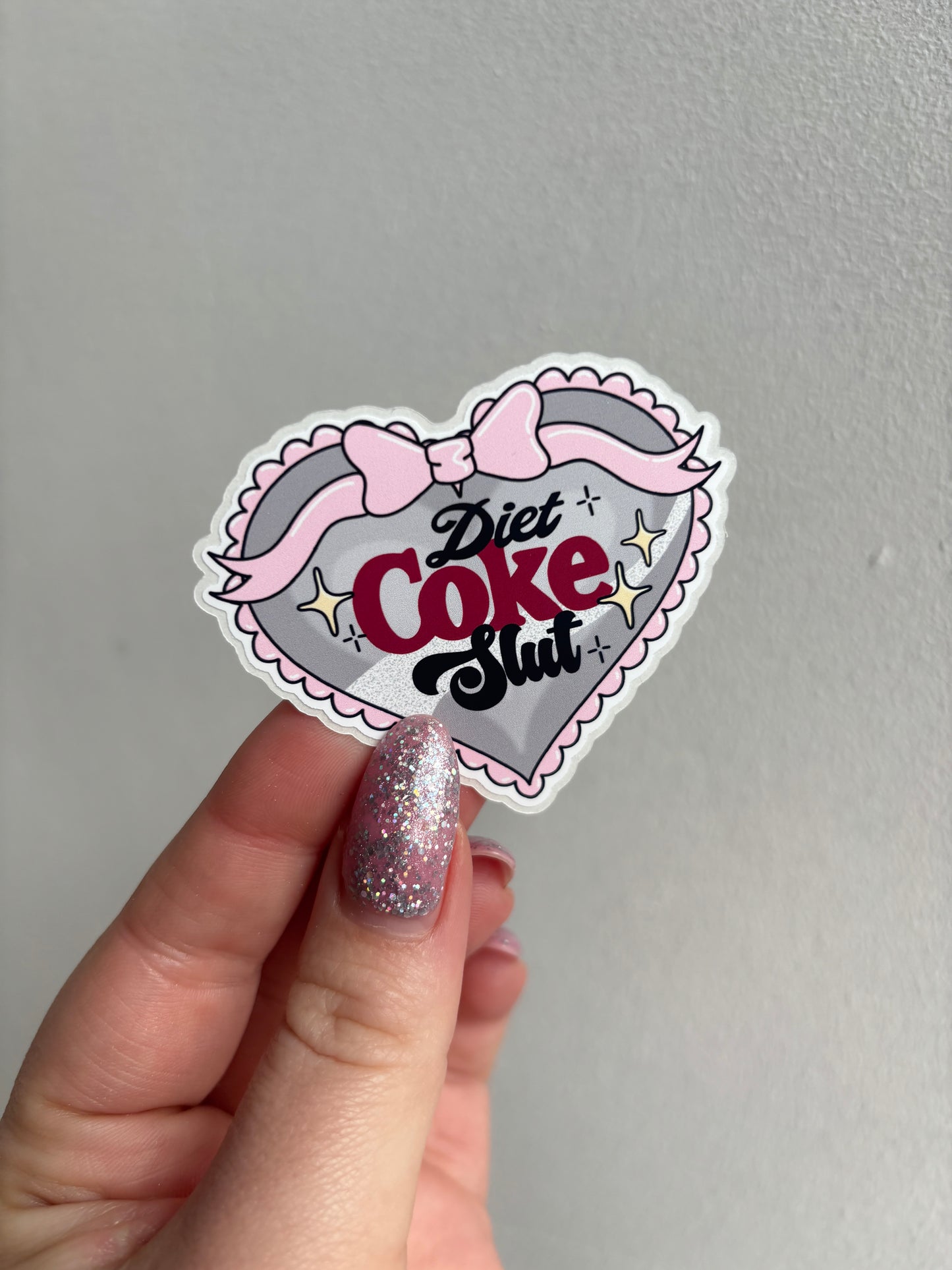 Diet Cola Slut Easy Peel Sticker