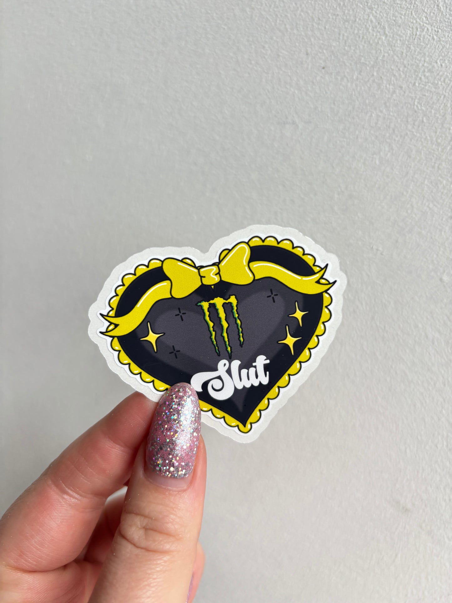 Monny Slut Easy Peel Sticker