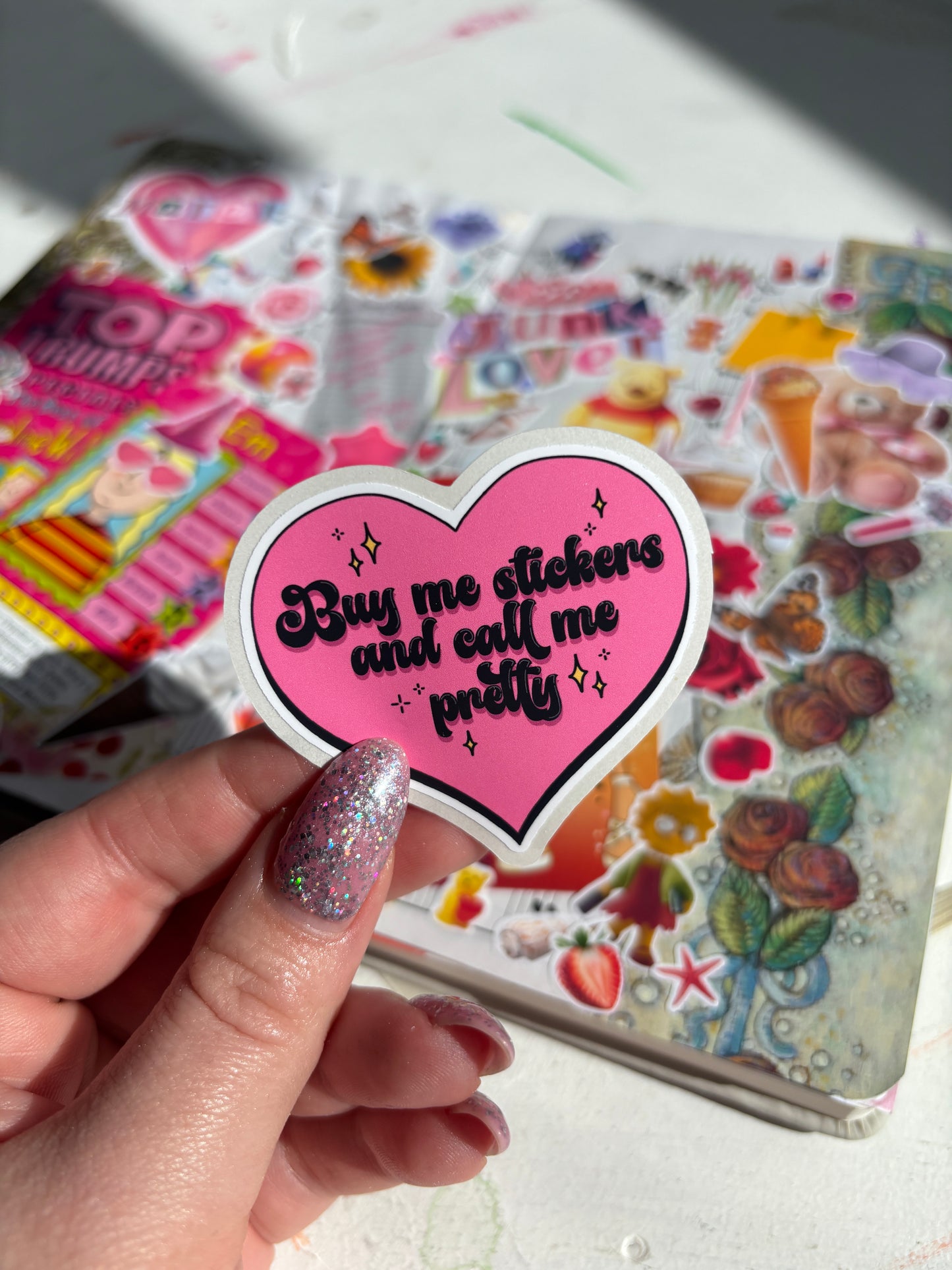 Buy Me Stickers Easy Peel Sticker