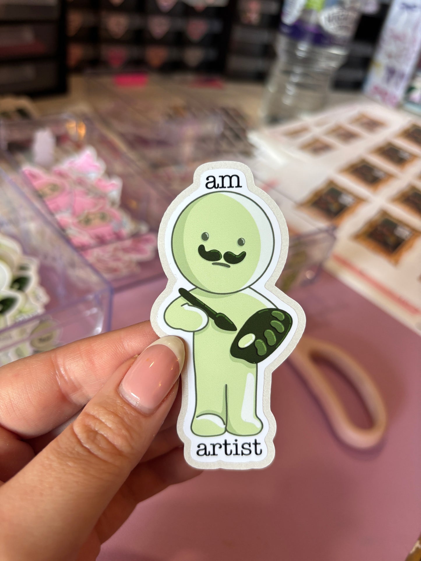 Am Artist Easy Peel Sticker