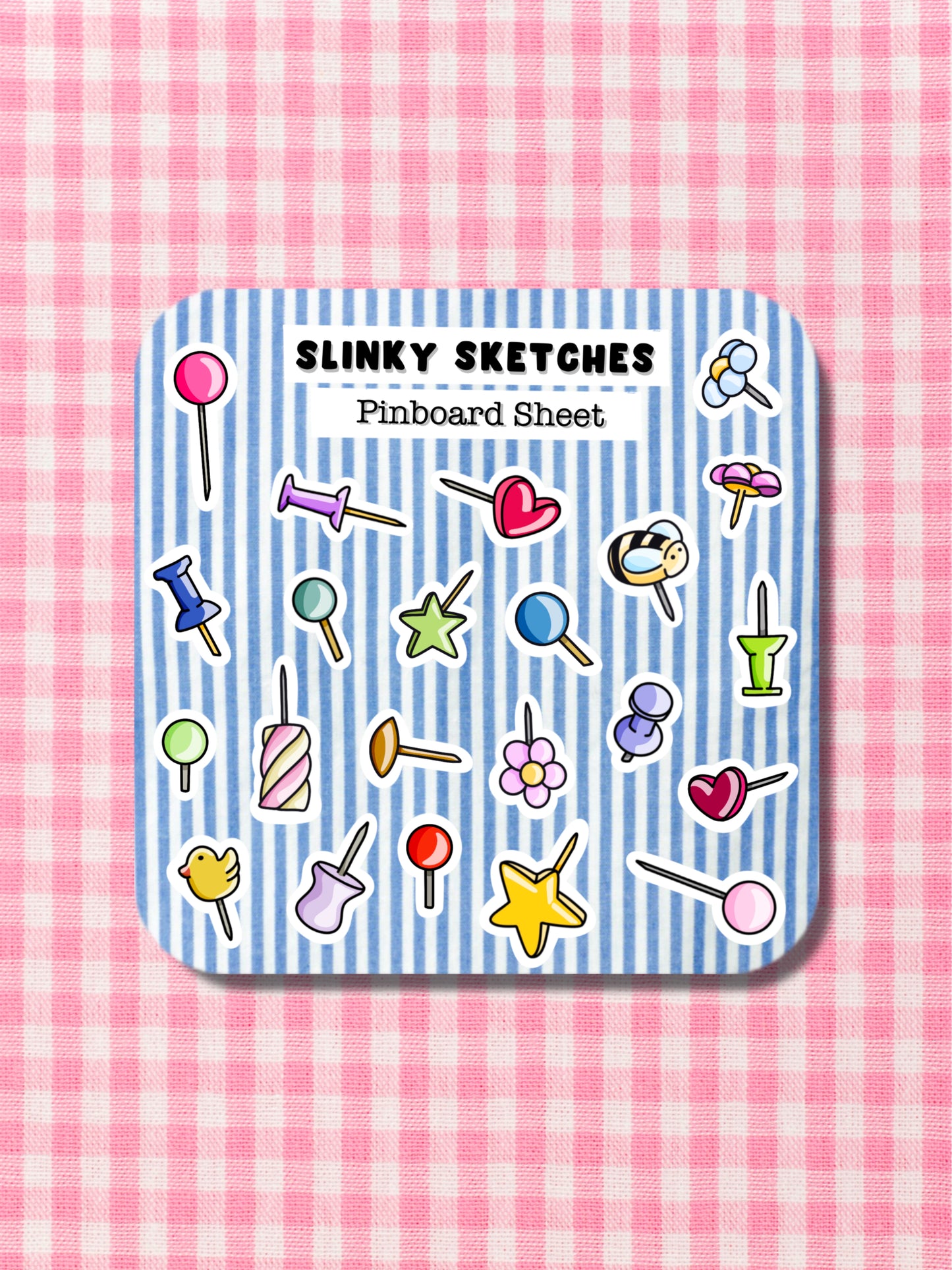 Pins Sticker Sheet