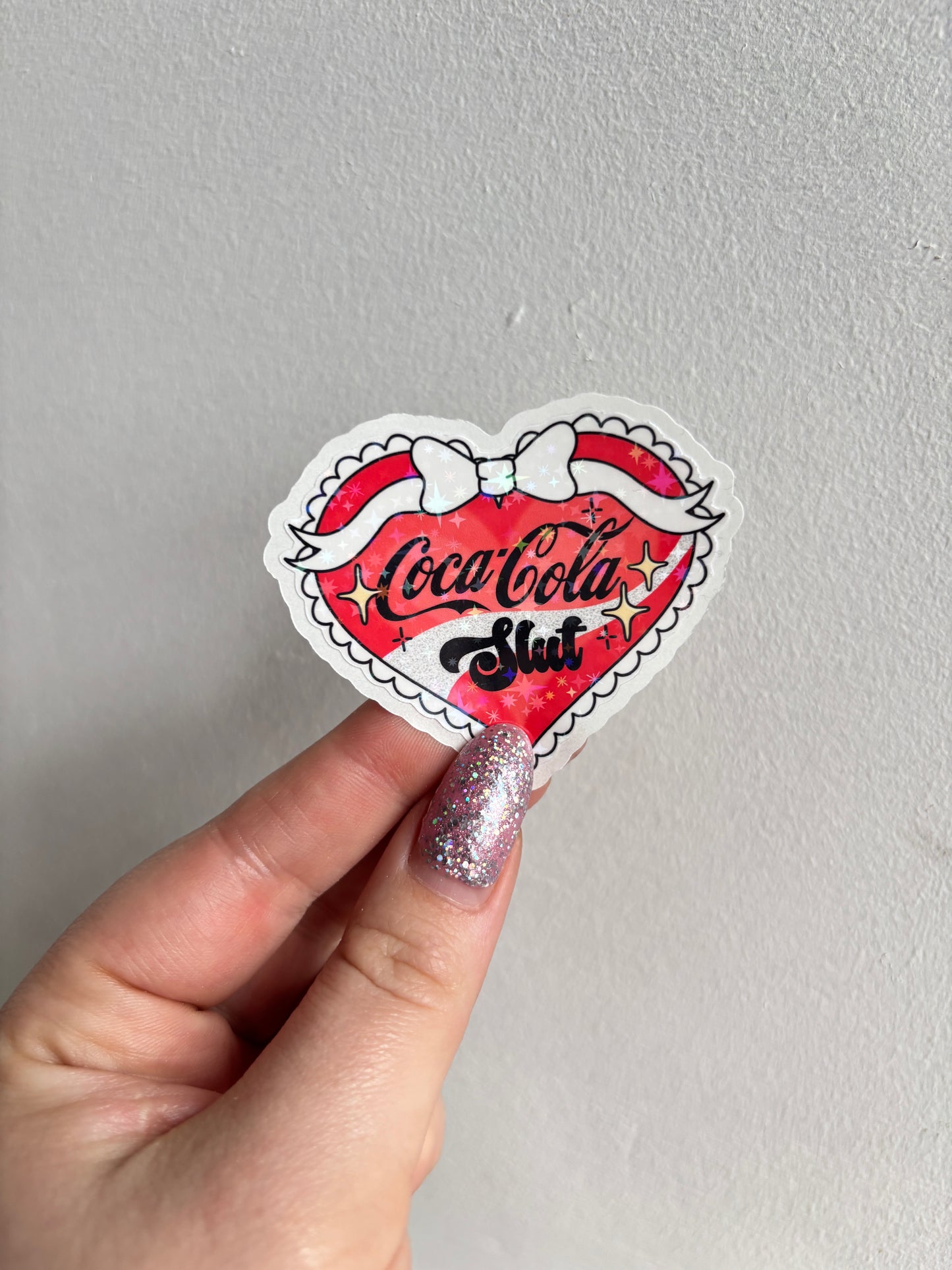Cola Slut Easy Peel Sticker