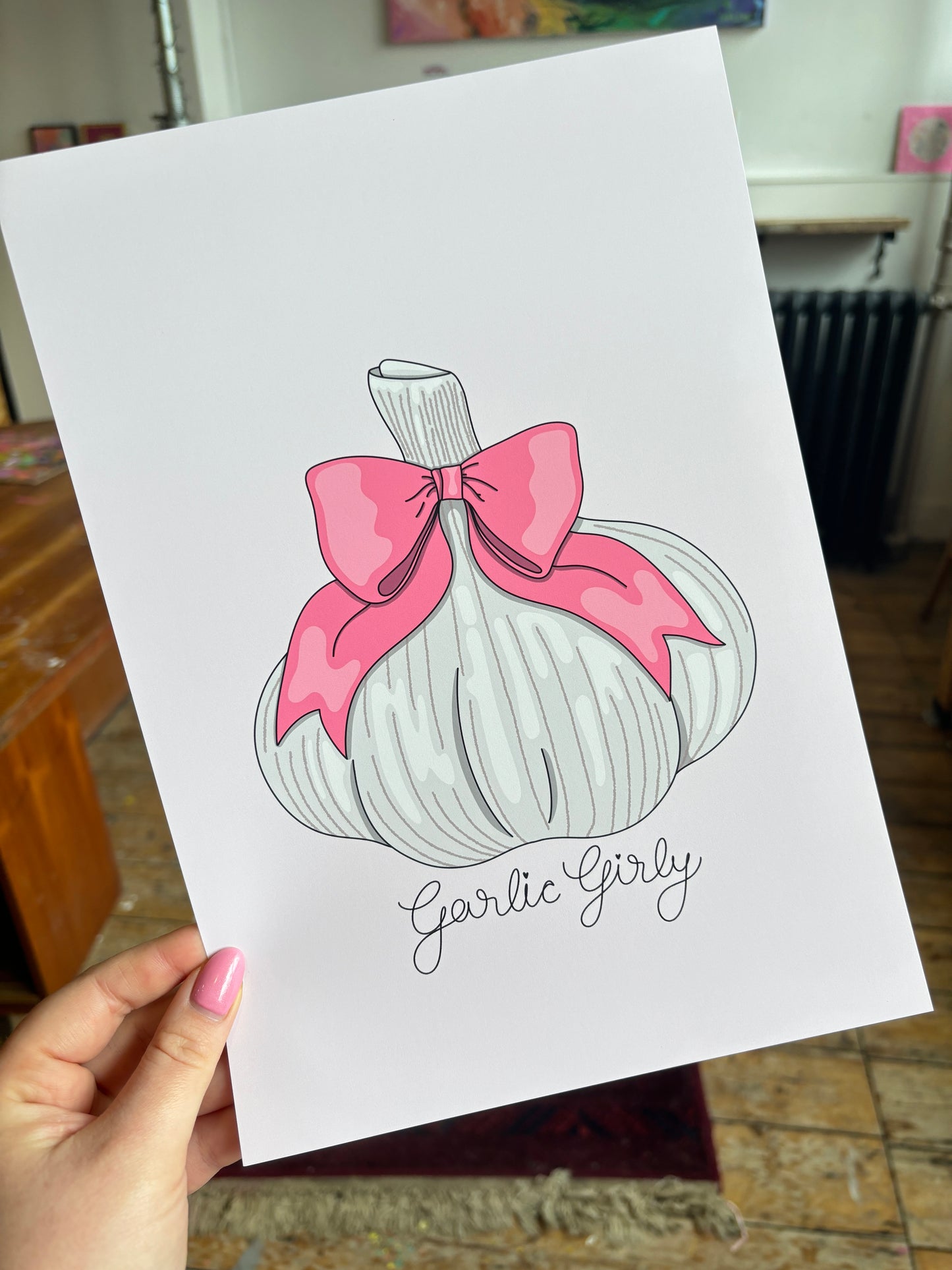 Garlic Girly Print