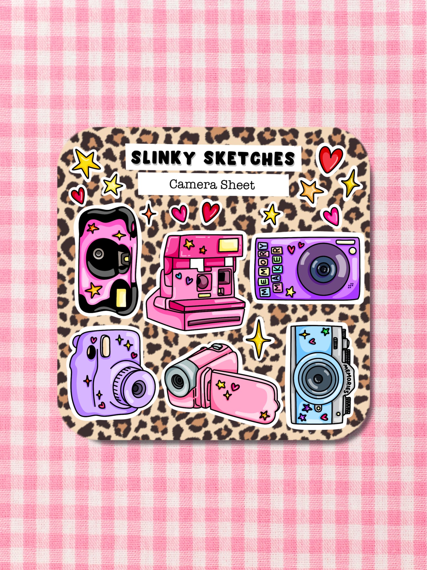 Camera Sticker Sheet