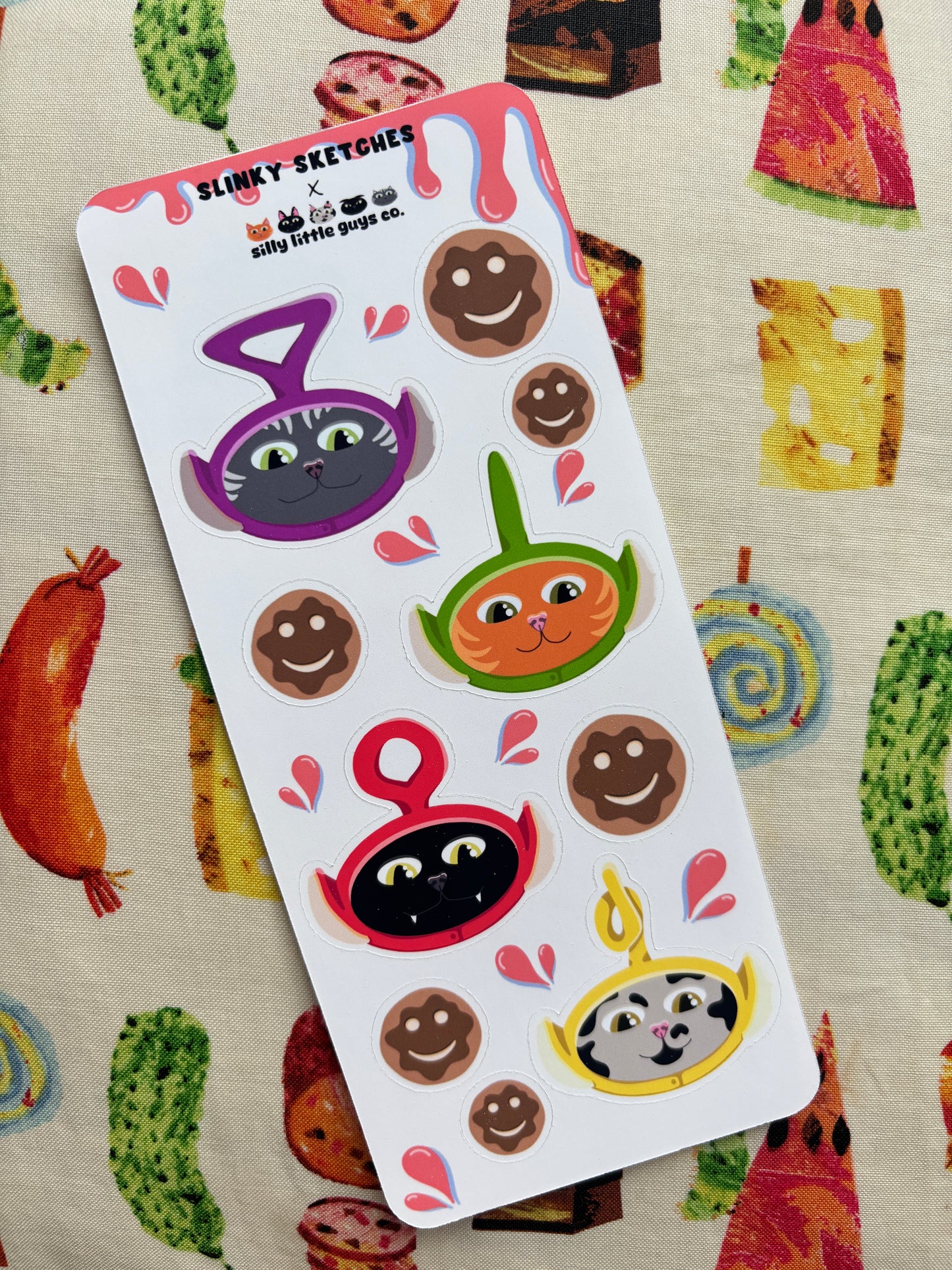 Tubby Cats Sticker Sheet