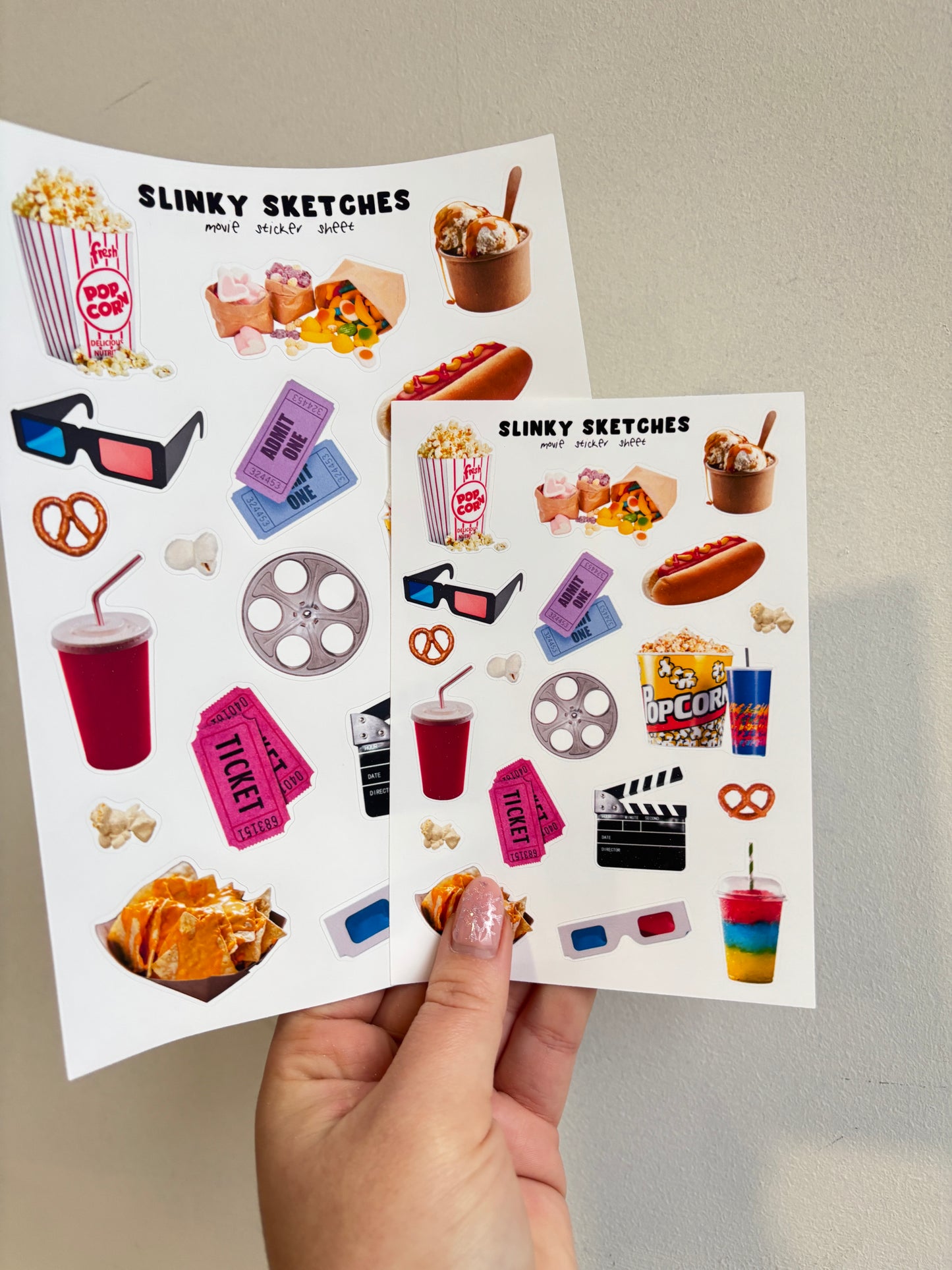 Movie Sticker Sheet