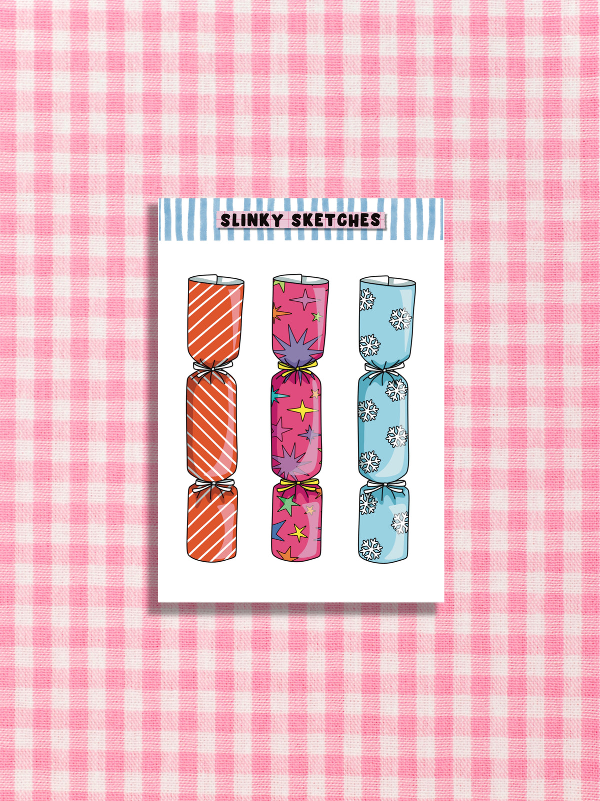 Crackers A7 Sticker Sheet