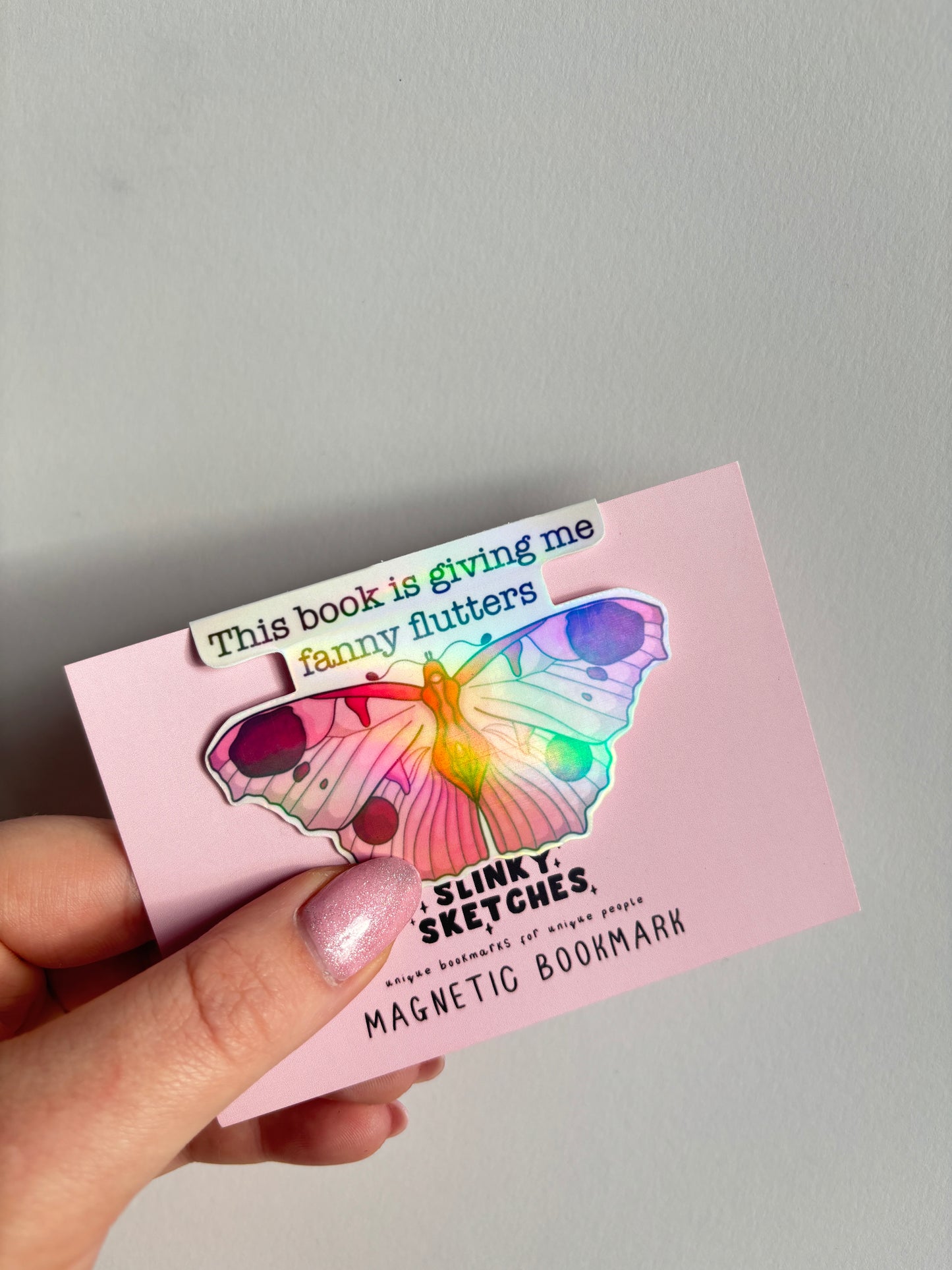 This Book is Giving Me Fanny Flutters Magnetic Bookmark - HOLOGRAPHIC