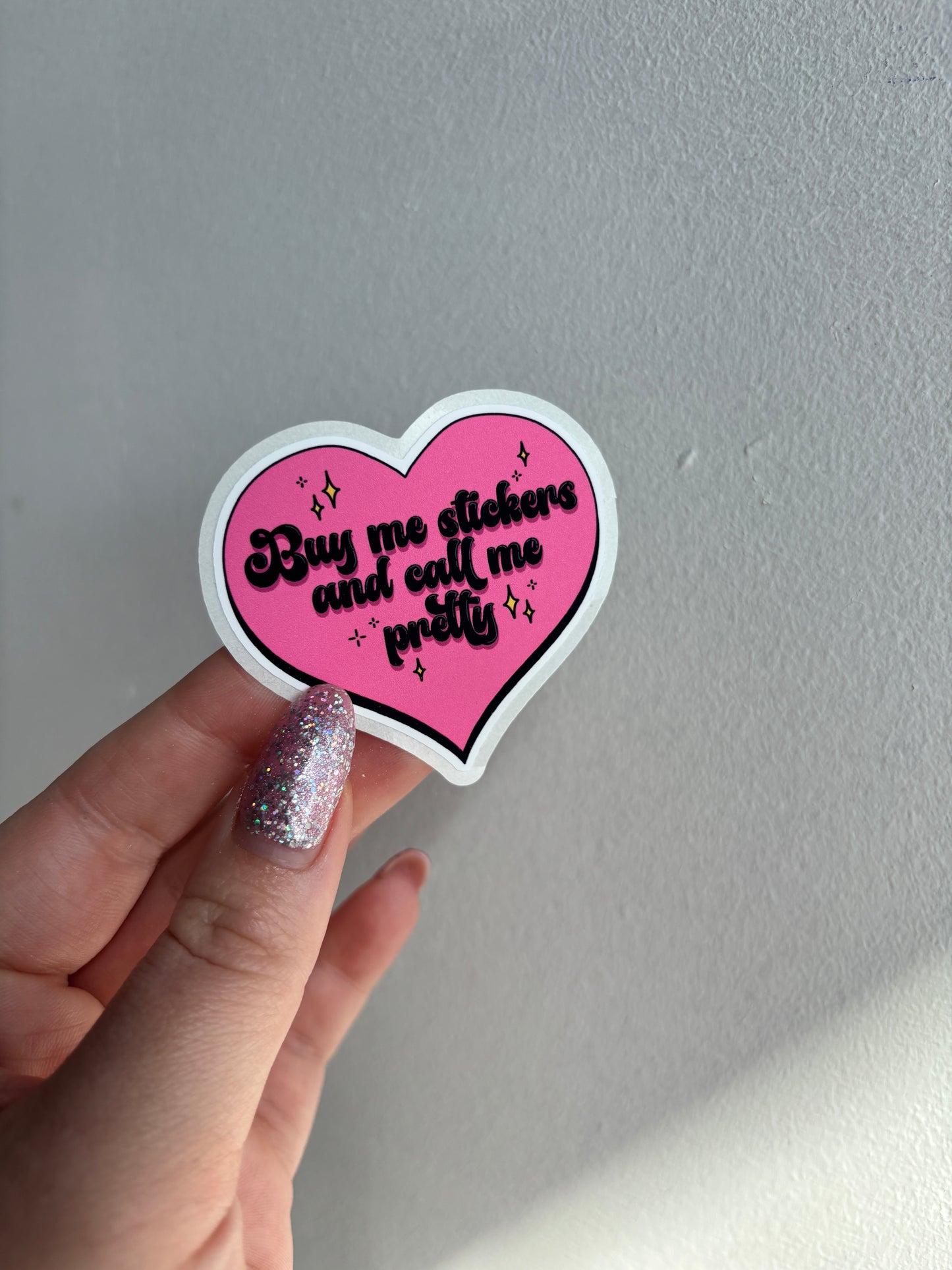 Buy Me Stickers Easy Peel Sticker