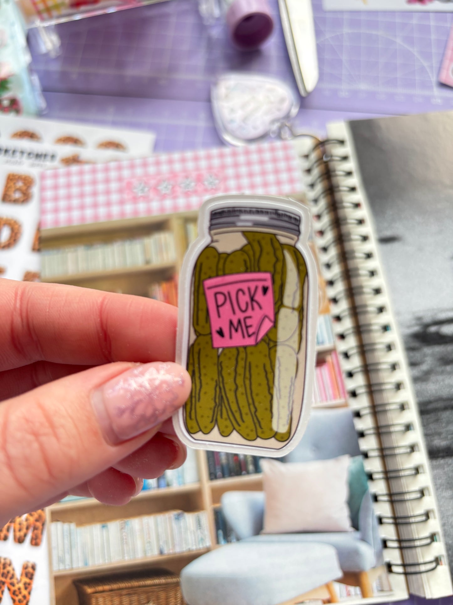 Pick Me Easy Peel Sticker