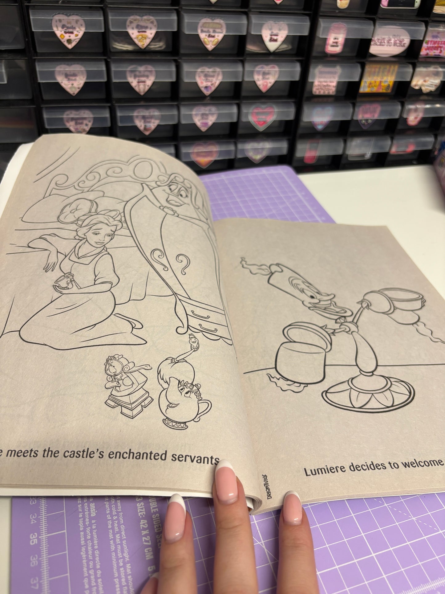 Beauty & the Beast Colouring Book