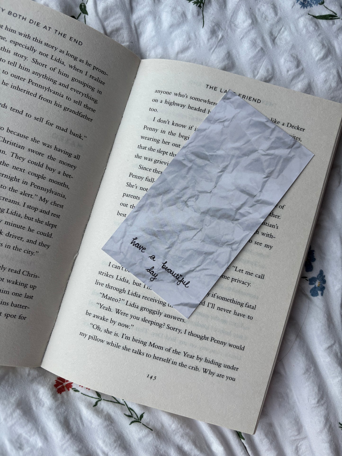 Receipt for Sci-Fi Book Bookmark