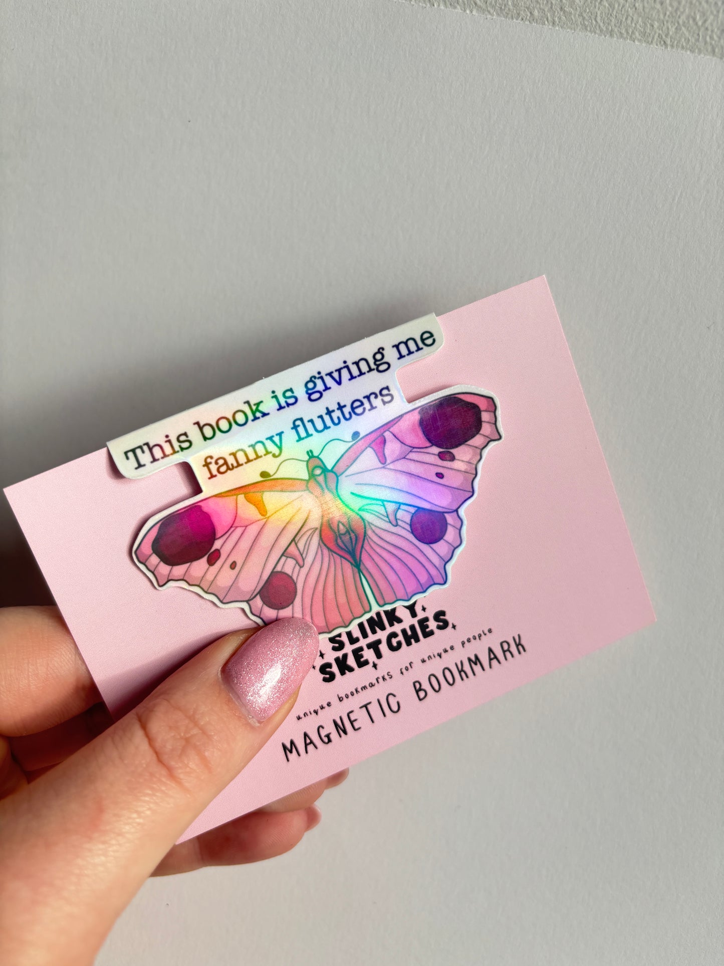 This Book is Giving Me Fanny Flutters Magnetic Bookmark - HOLOGRAPHIC