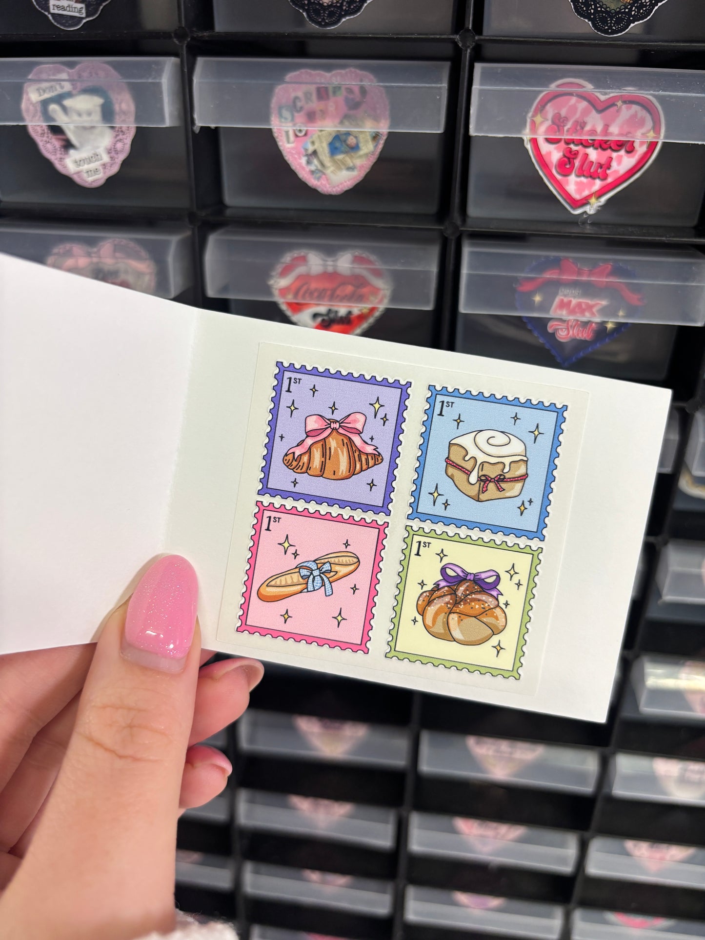 Blind Stamp Book Sticker Sheet - High Street Series