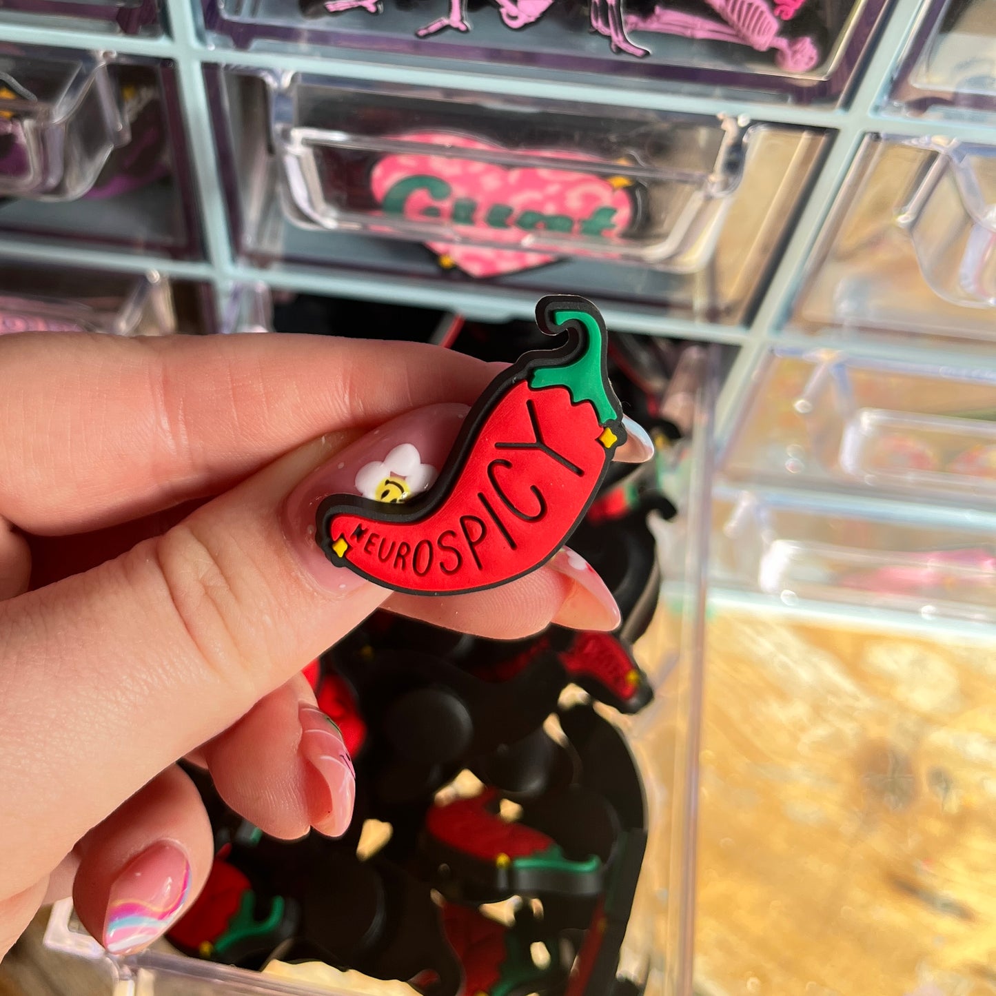 Neurospicy Shoe Charm