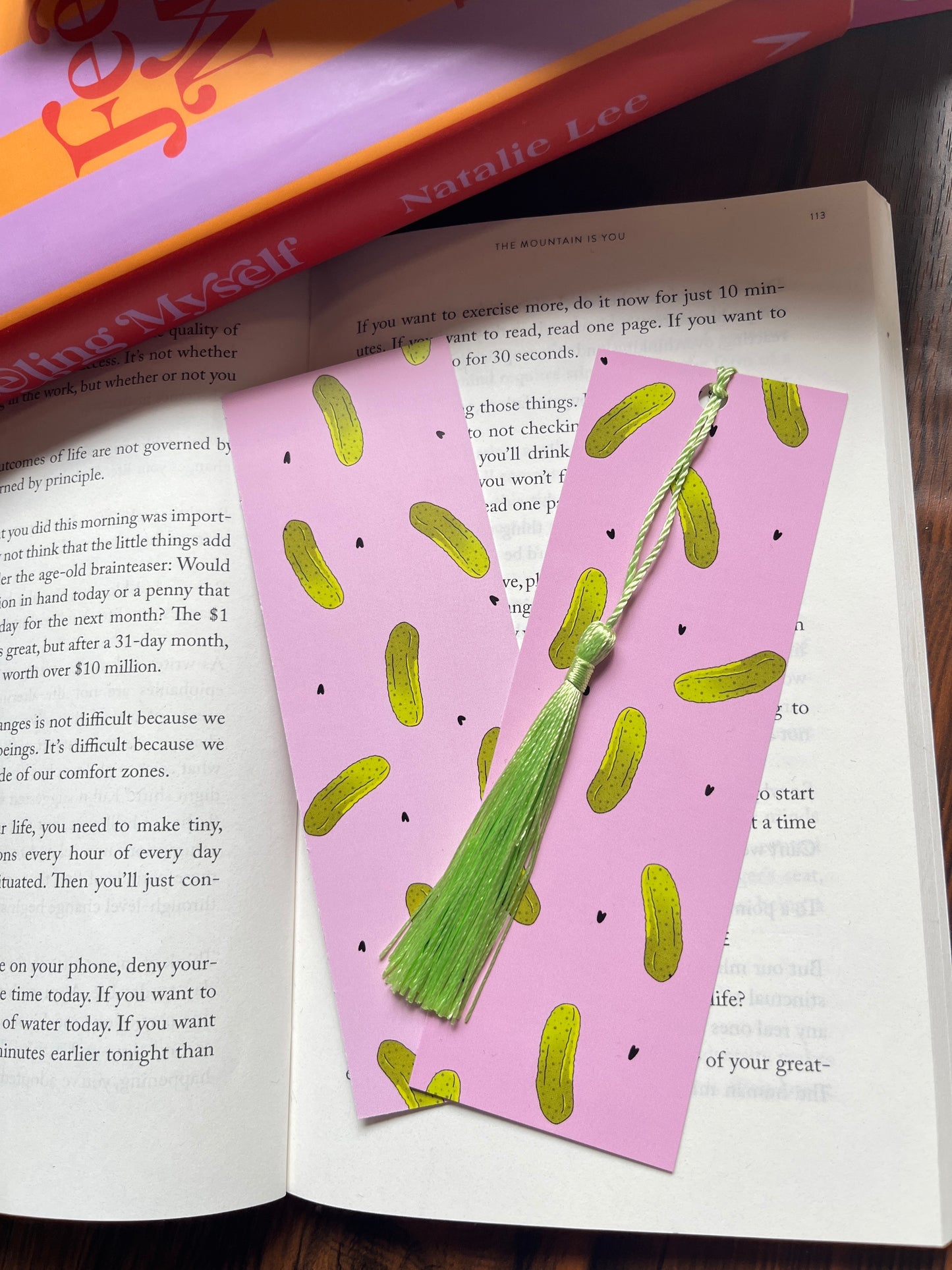 Pickle Tassel Bookmark