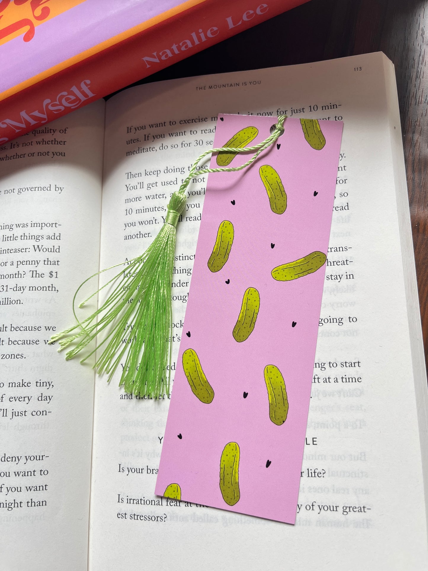 Pickle Tassel Bookmark