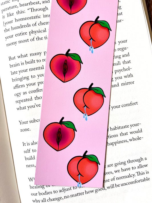 Peachy Tassel Bookmark