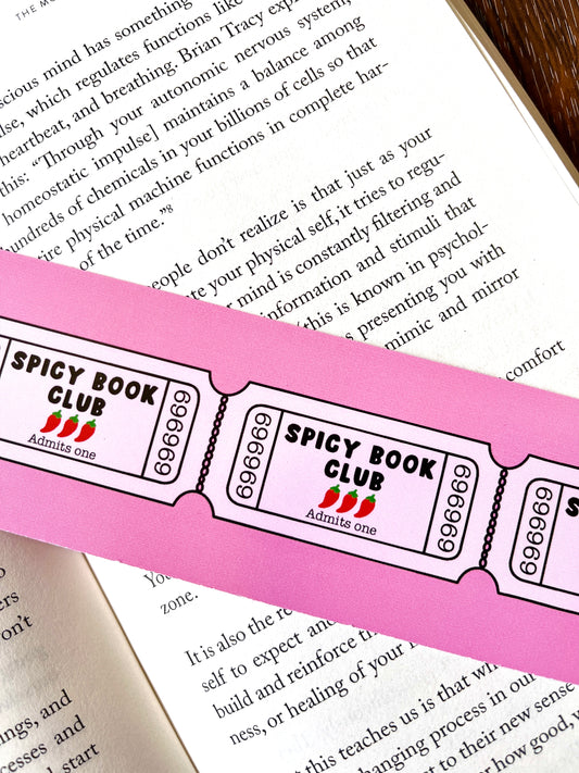 Spicy Bookclub Tassel Bookmark