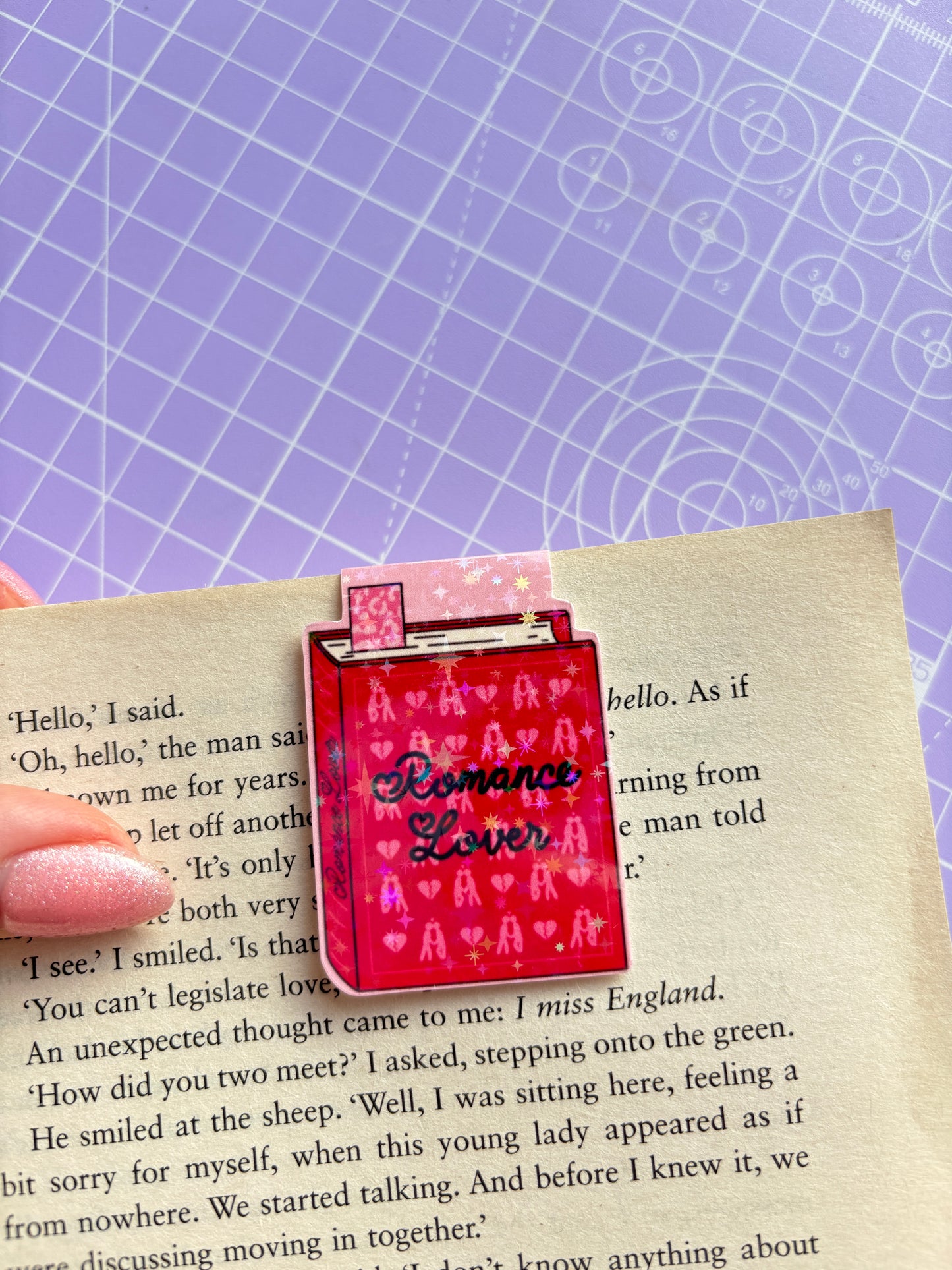 Romance Lover Magnetic Bookmark - HOLOGRAPHIC