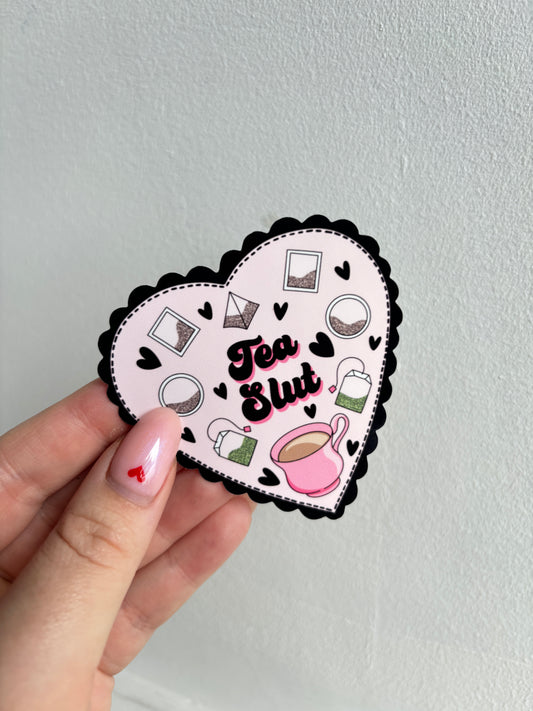 Tea Slut Sticker