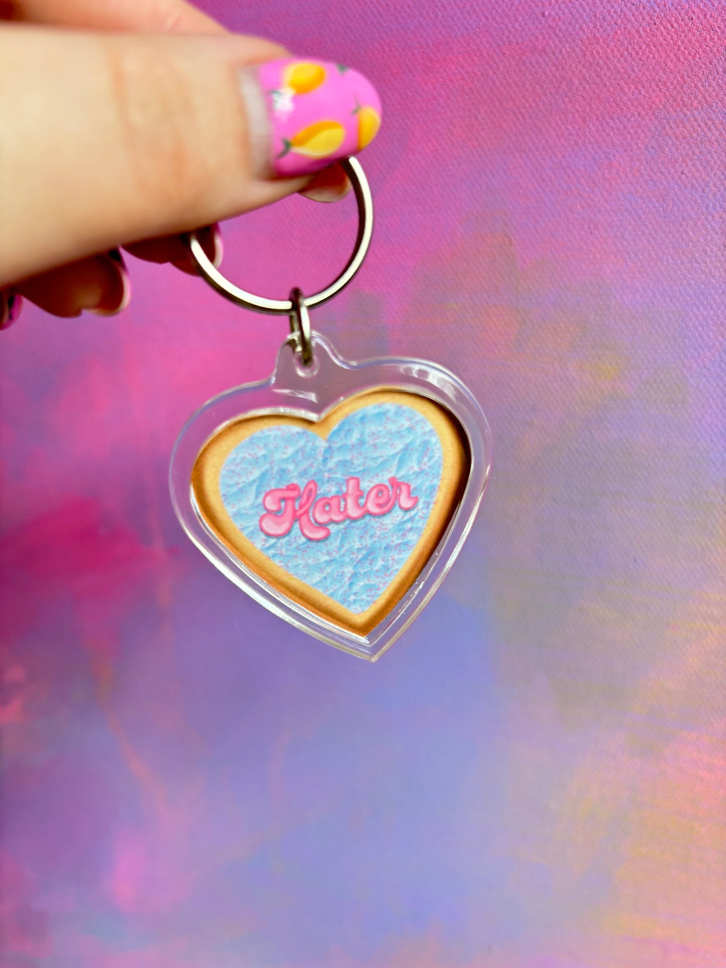 Hater Cookie Keyring