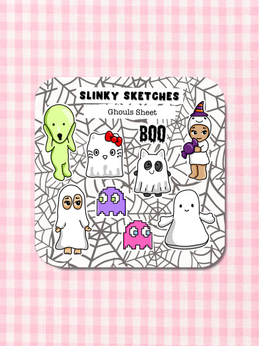 Ghouls Sticker Sheet