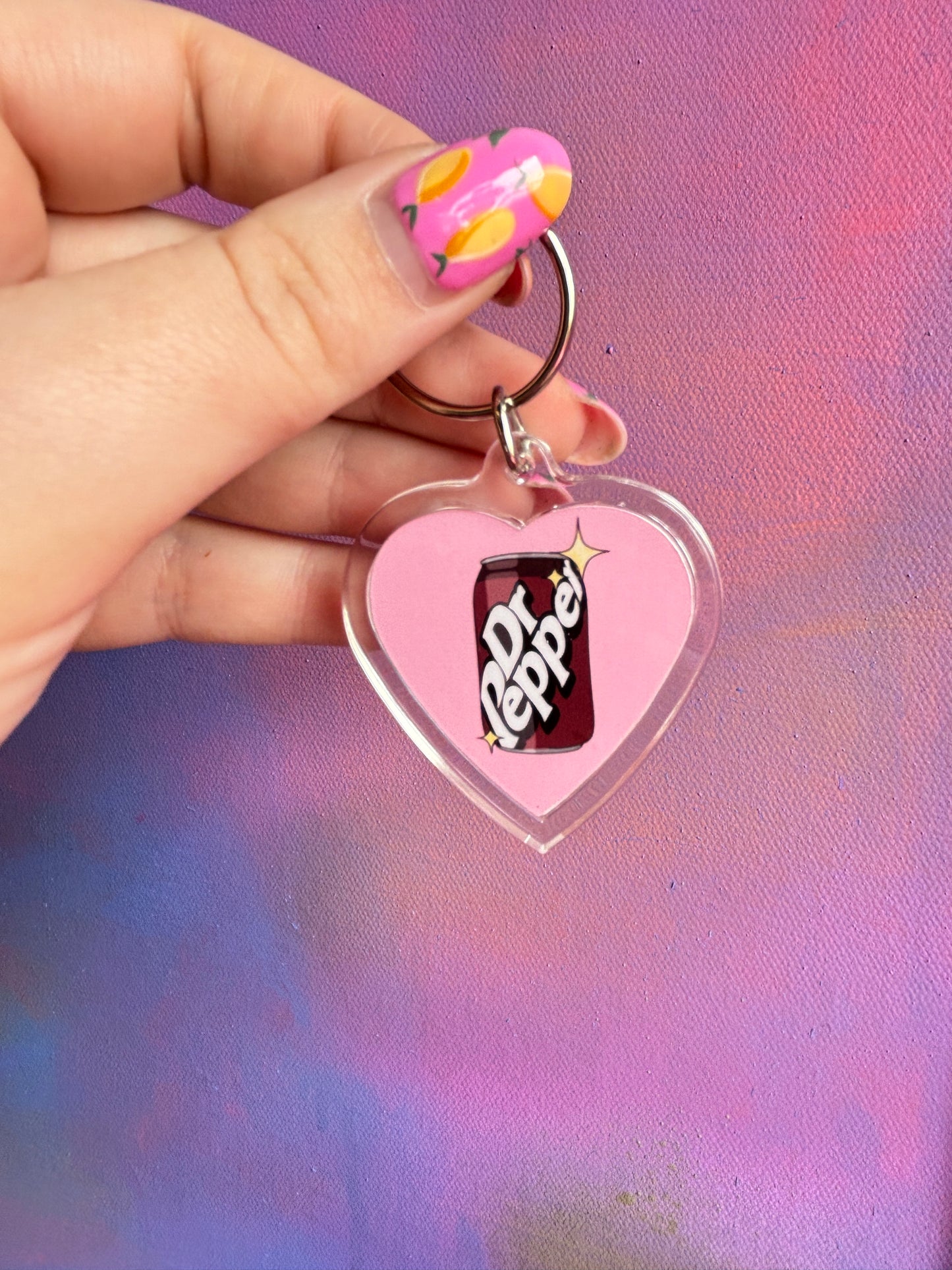 Dr P HEART Keyring