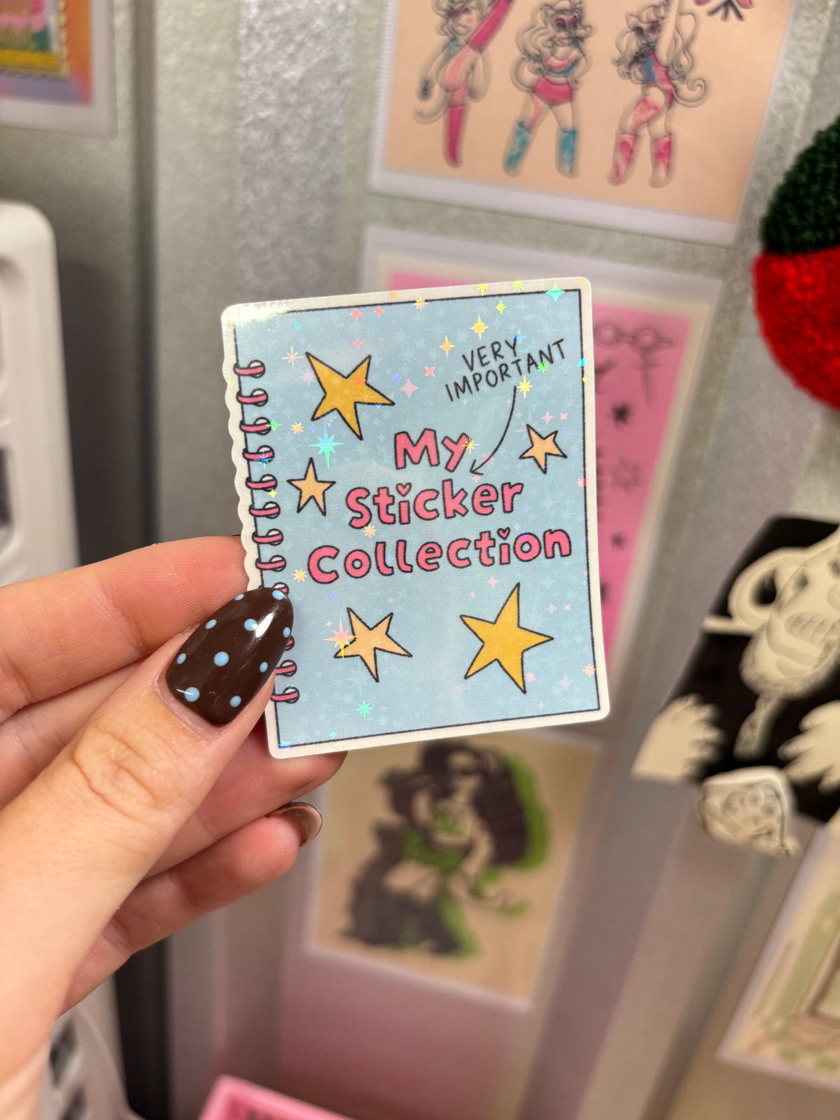 Sticker Book Die Cut Holo Sticker