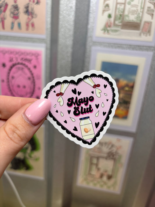 Mayo Slut Die Cut Sticker