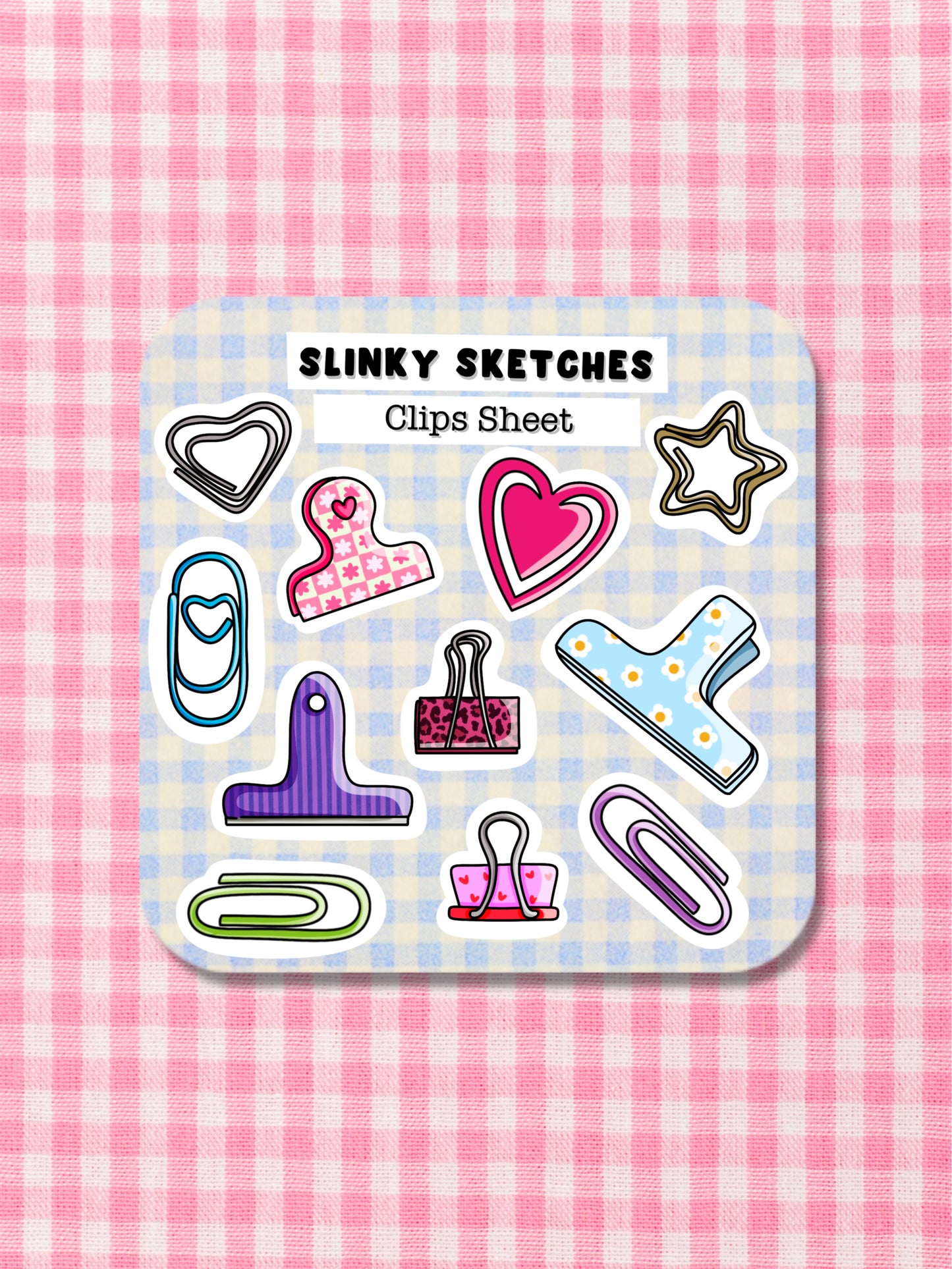 Clips Sticker Sheet
