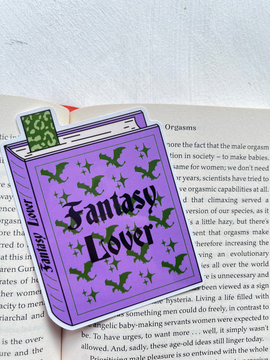 Fantasy Lover Die Cut Bookmark