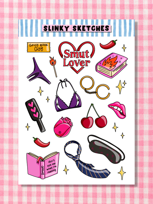 Smut A6 Sticker Sheet