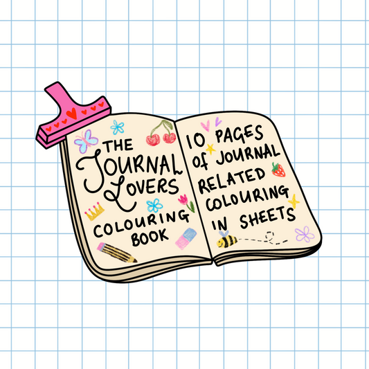 Journal Lover Colouring Book