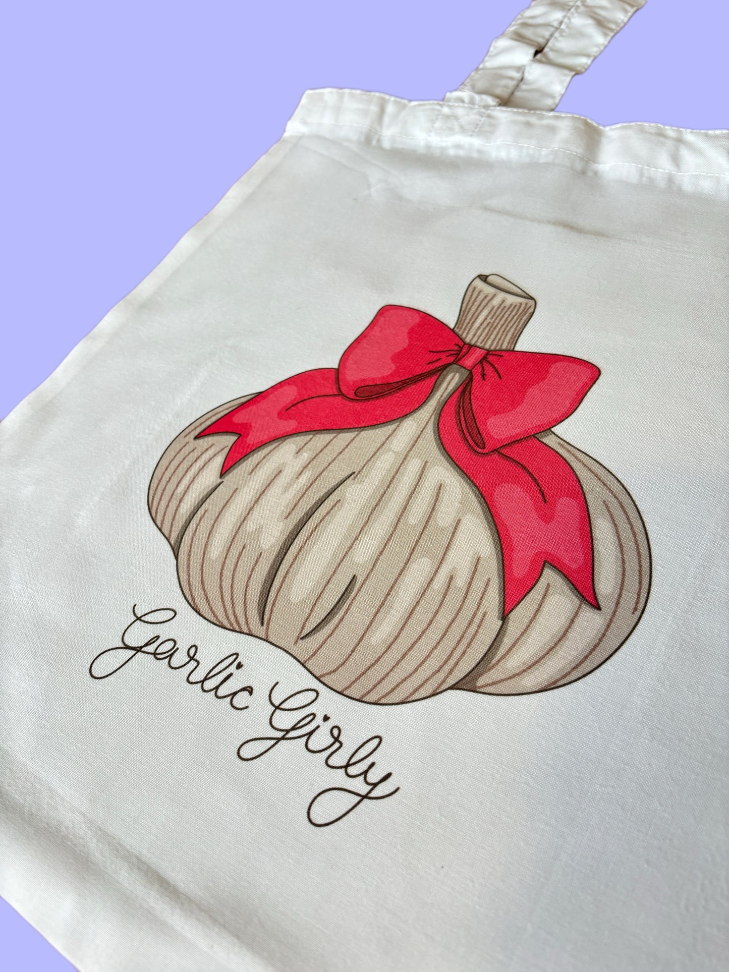 Garlic Girly Tote Bag