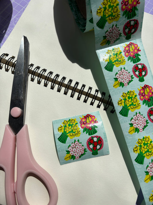 Flowers Sticker Strip