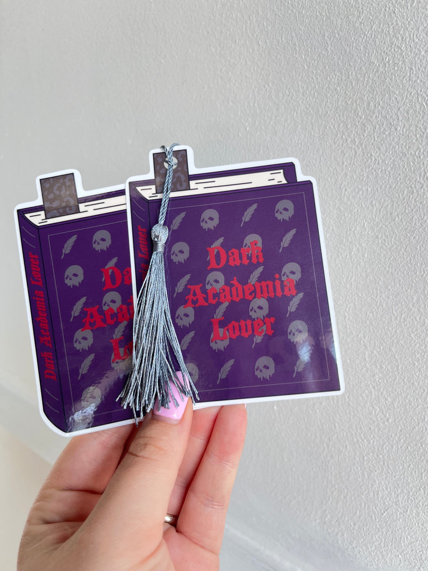 Dark Academia Lover Die Cut Bookmark