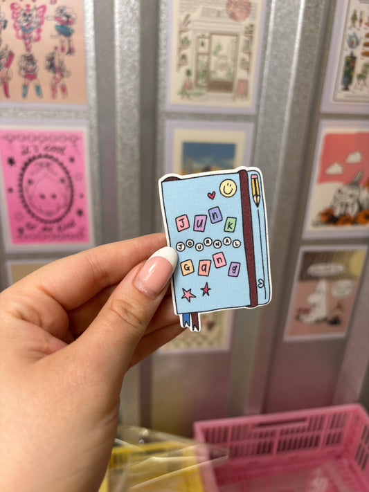 Junk Journal Gang Die Cut Glitter Sticker