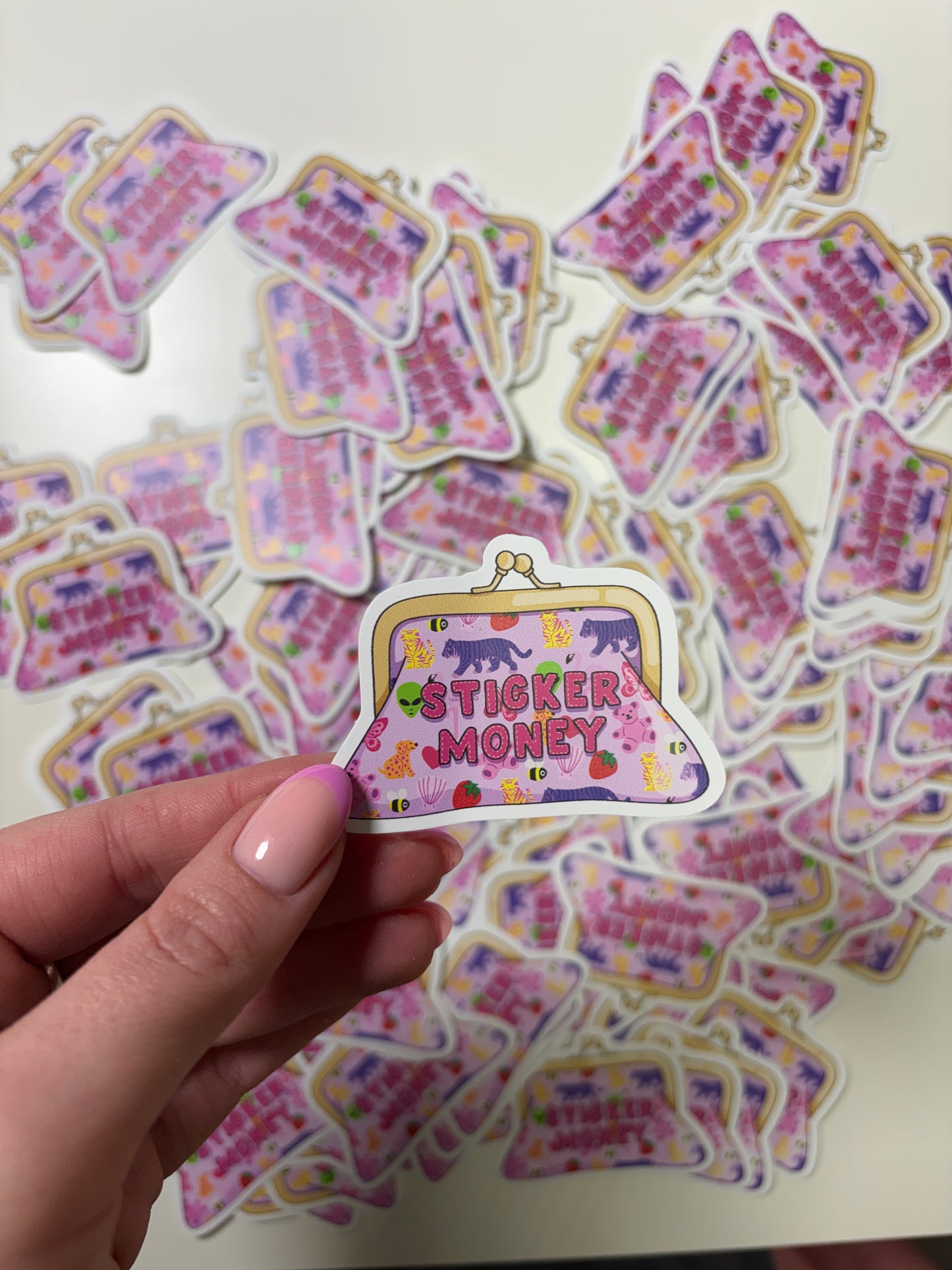 Sticker Money Die Cut Sticker