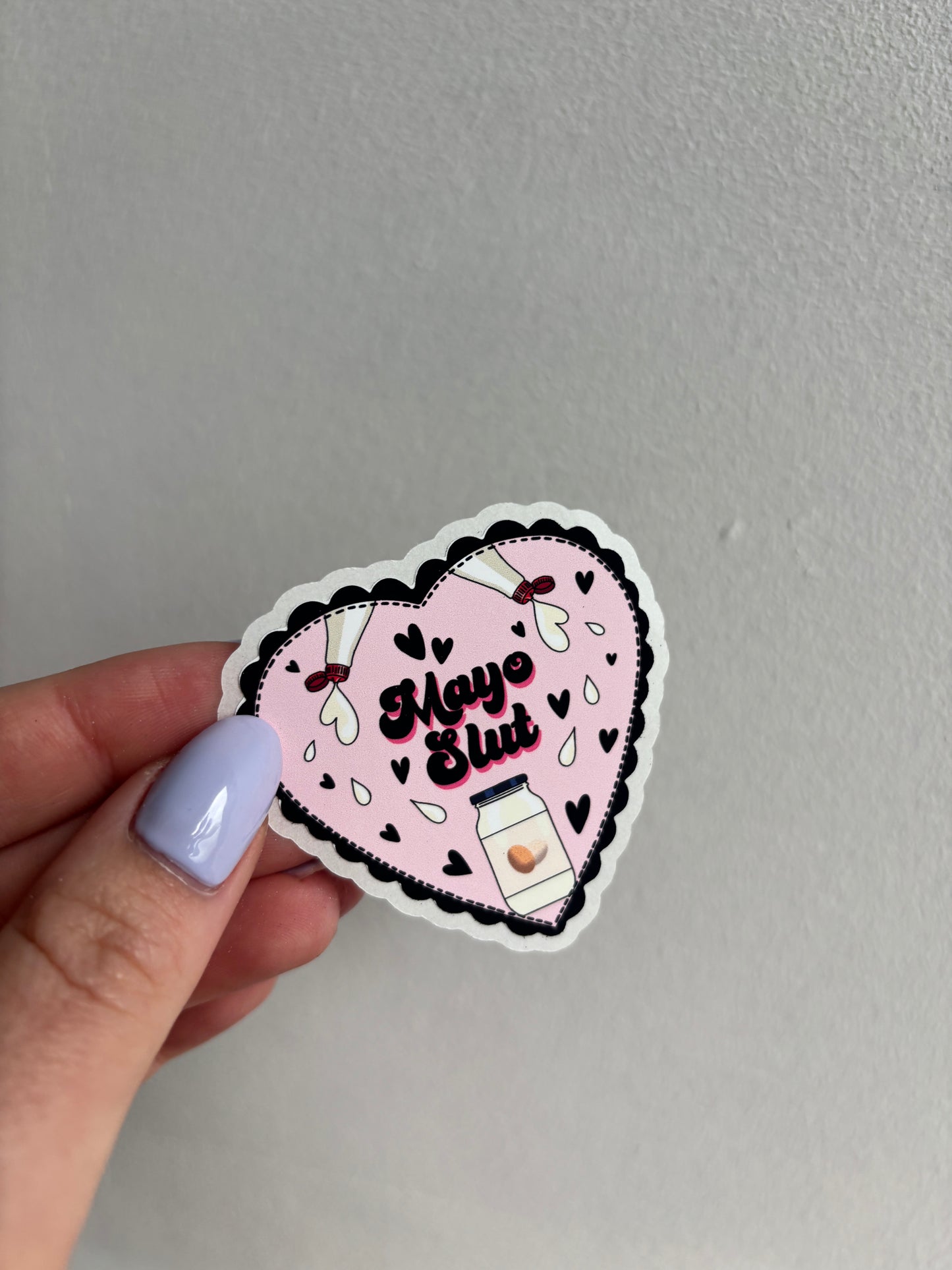 Mayo Slut Easy Peel Sticker