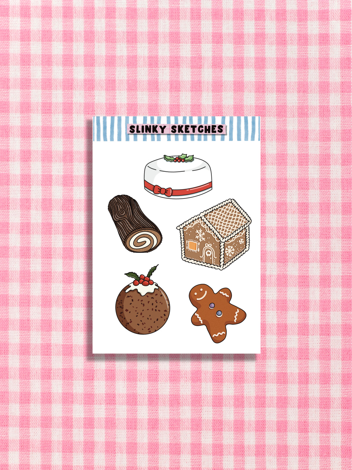 Festive Baking A7 Sticker Sheet