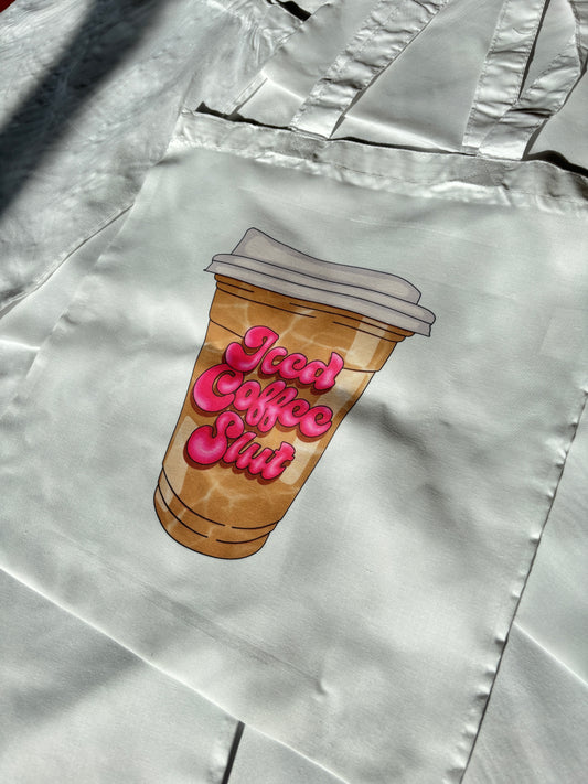 Iced Coffee Slut Tote Bag