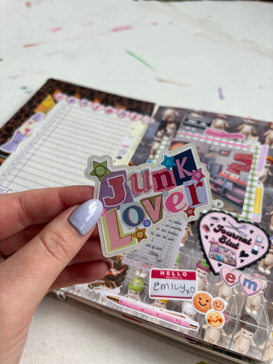 Junk Lover Easy Peel Sticker